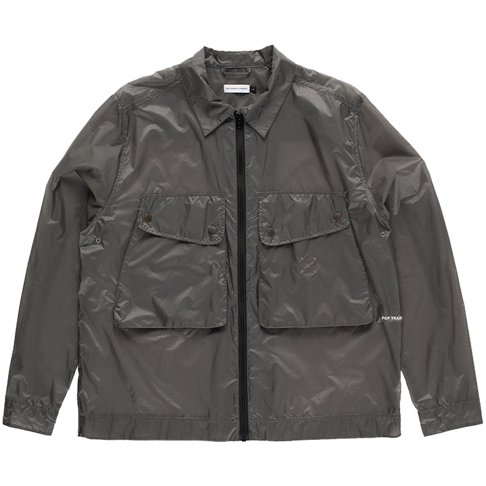 Pop Trading Company Boxer Overshirt Charcoal