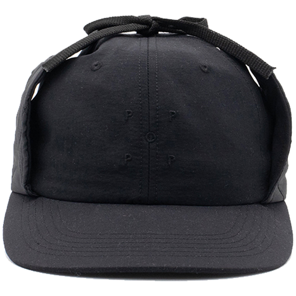 Pop Trading Company Earflap Hat Black