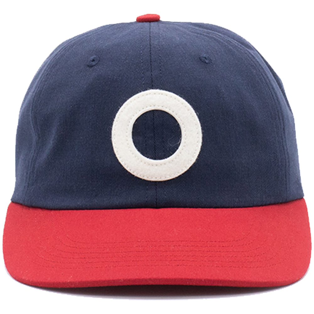 Pop Trading Company O Sixpanel Hat Navy/Goji Berry