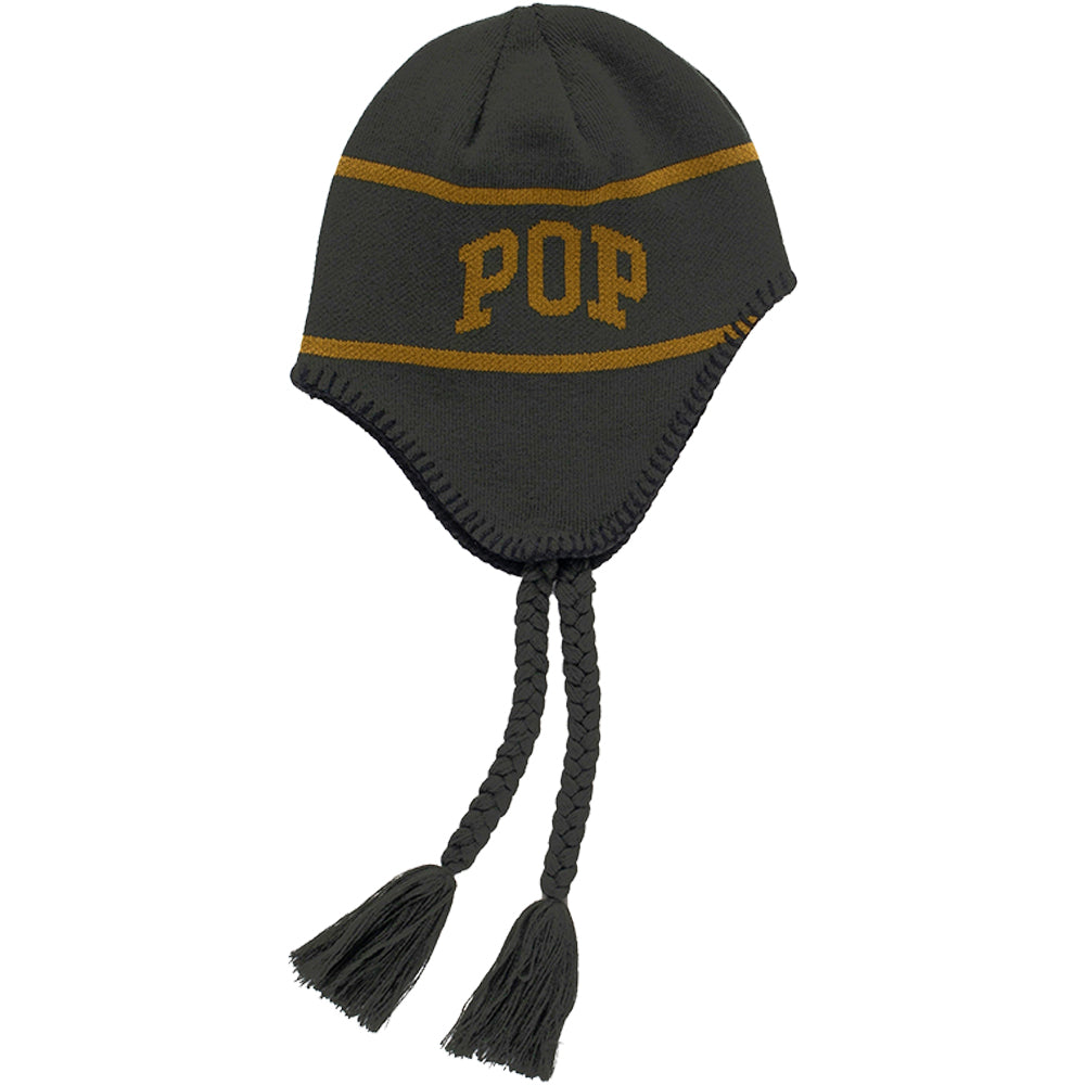 Pop Trading Company Earflap Beanie Duffel Green/Olive