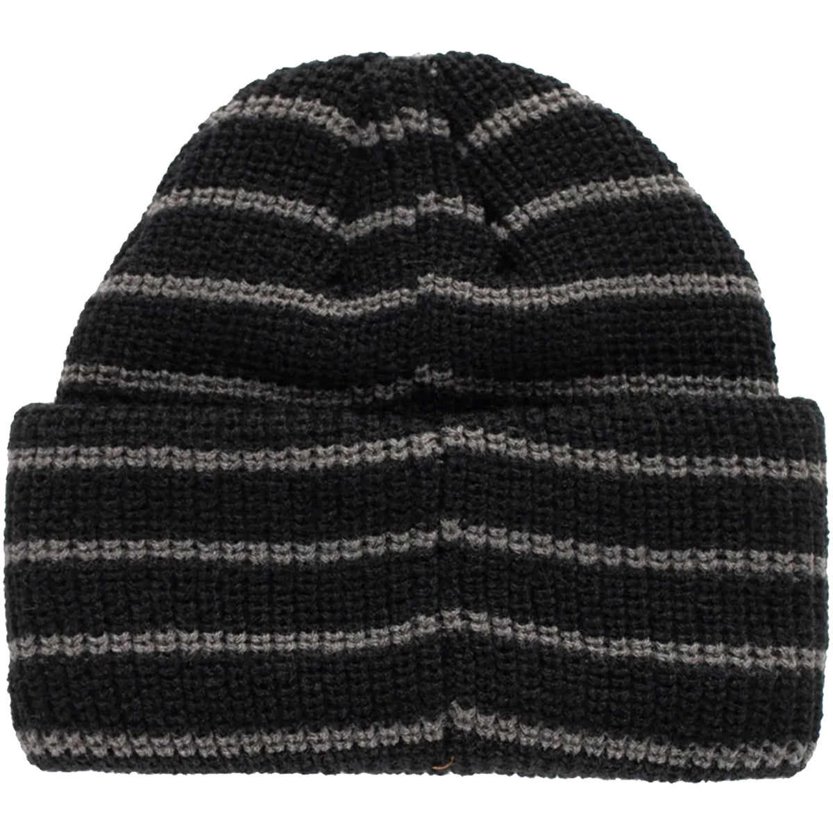 Pop Trading Company Striped Beanie Black/Charcoal