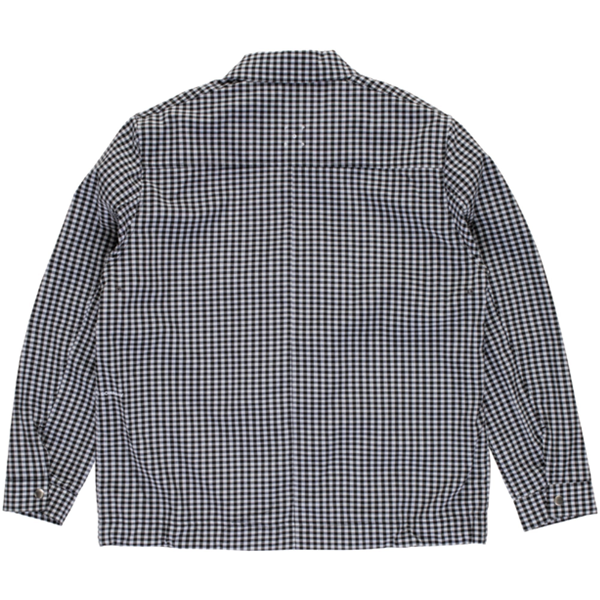 Pop Trading Company Gingham Boxer Overshirt Black/Off White