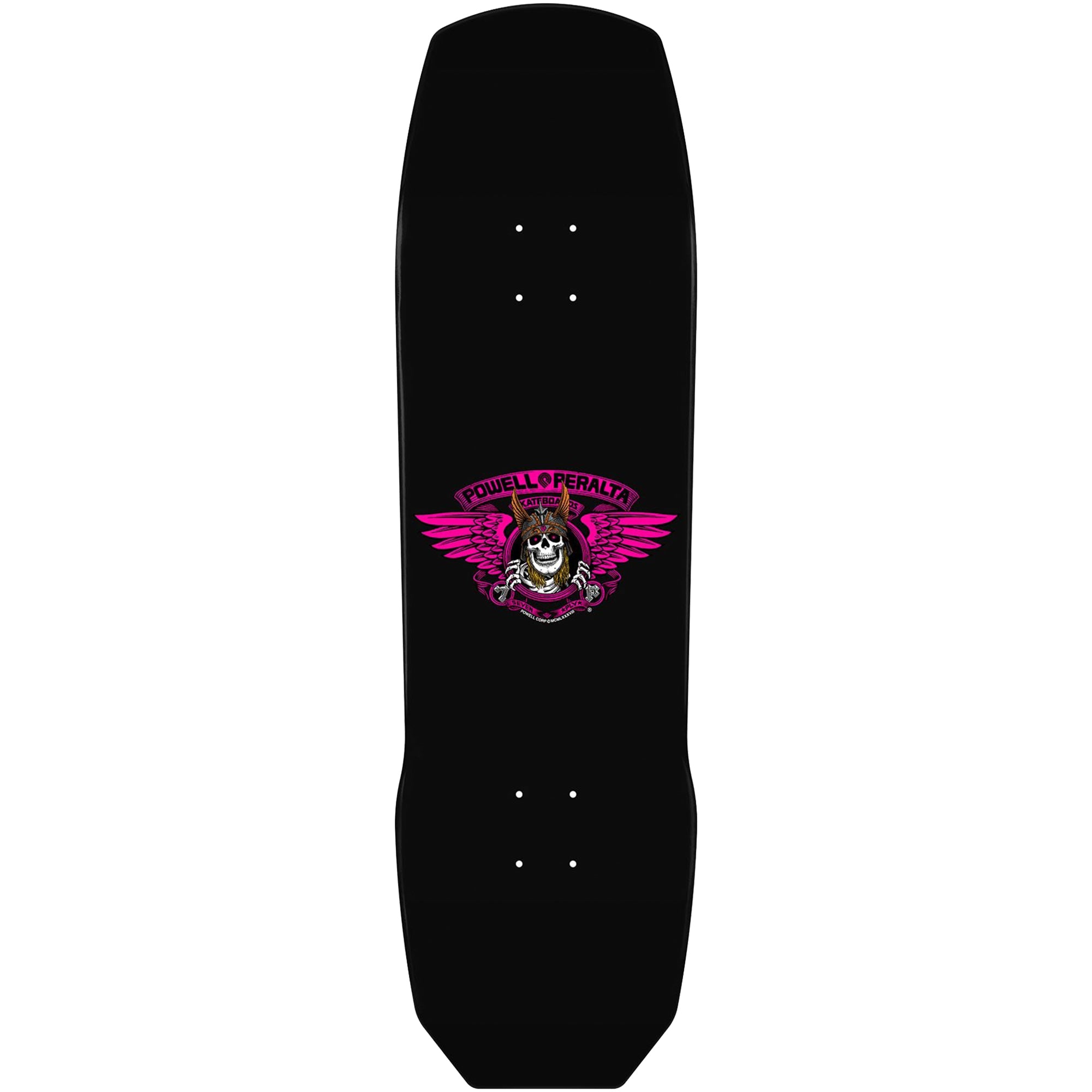 Powell Peralta Andy Anderson Heron Skull Pink Foil Skateboard Deck 9.13"