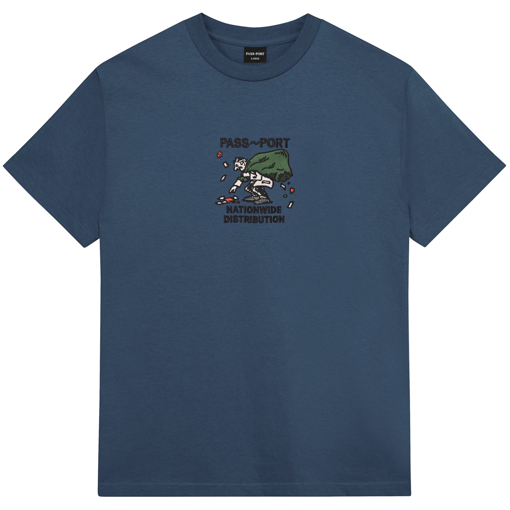 Pass~Port Distribution Tee Harbour Blue