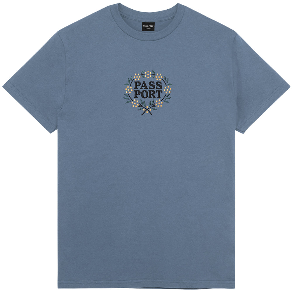 Pass~Port Wattle Tee Stonewash Blue