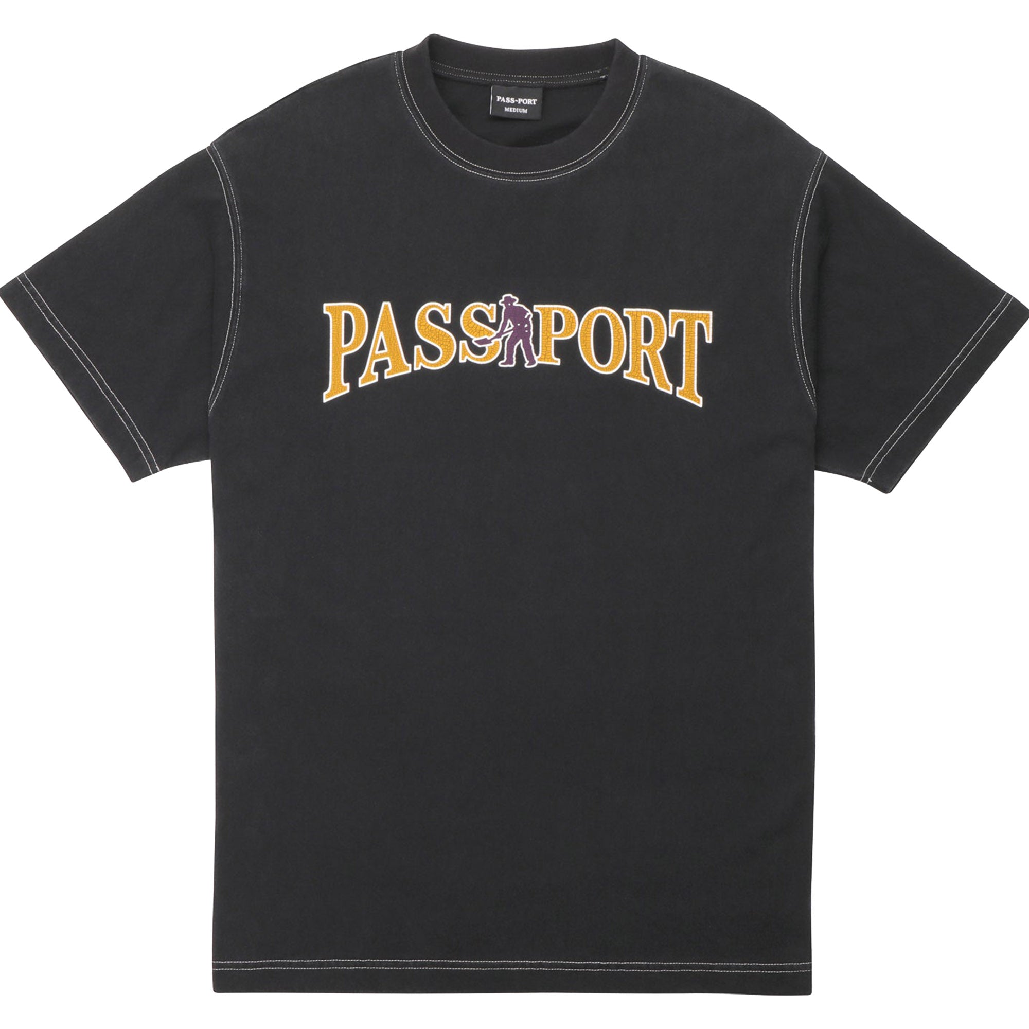 Pass~Port Official Contrast Tee Washed Black