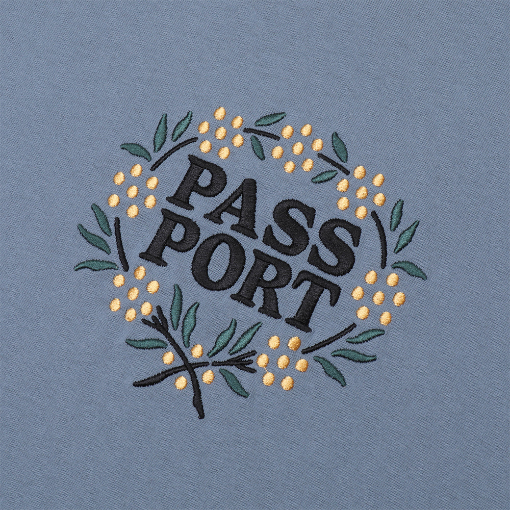 Pass~Port Wattle Tee Stonewash Blue