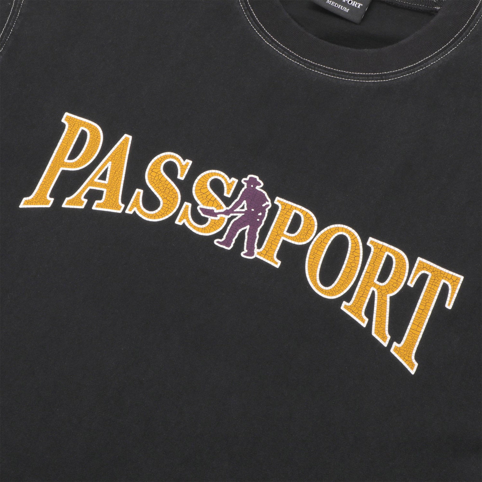 Pass~Port Official Contrast Tee Washed Black
