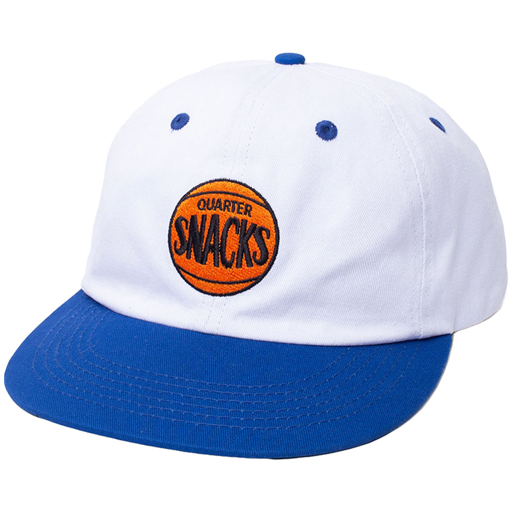 Quartersnacks Basketball Cap White/Royal