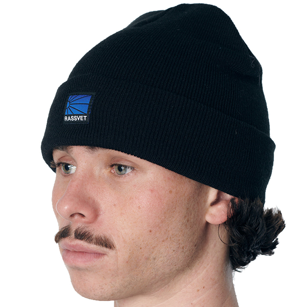 Rassvet Logo Beanie Knit Black