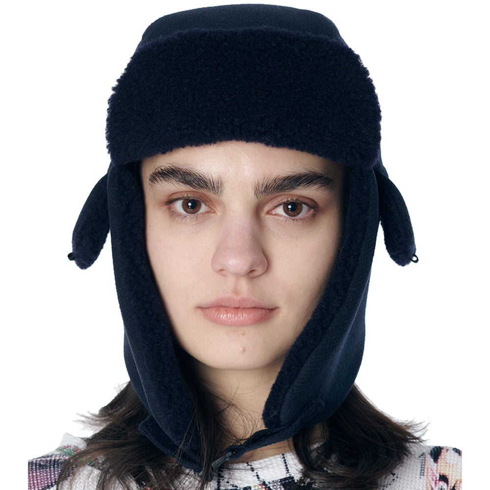 Rassvet Wool Trapper Hat Woven Blue