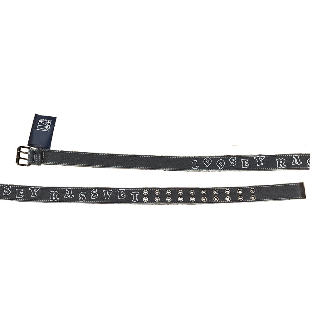 Rassvet x Loosey Webbing Belt Logo Woven Black