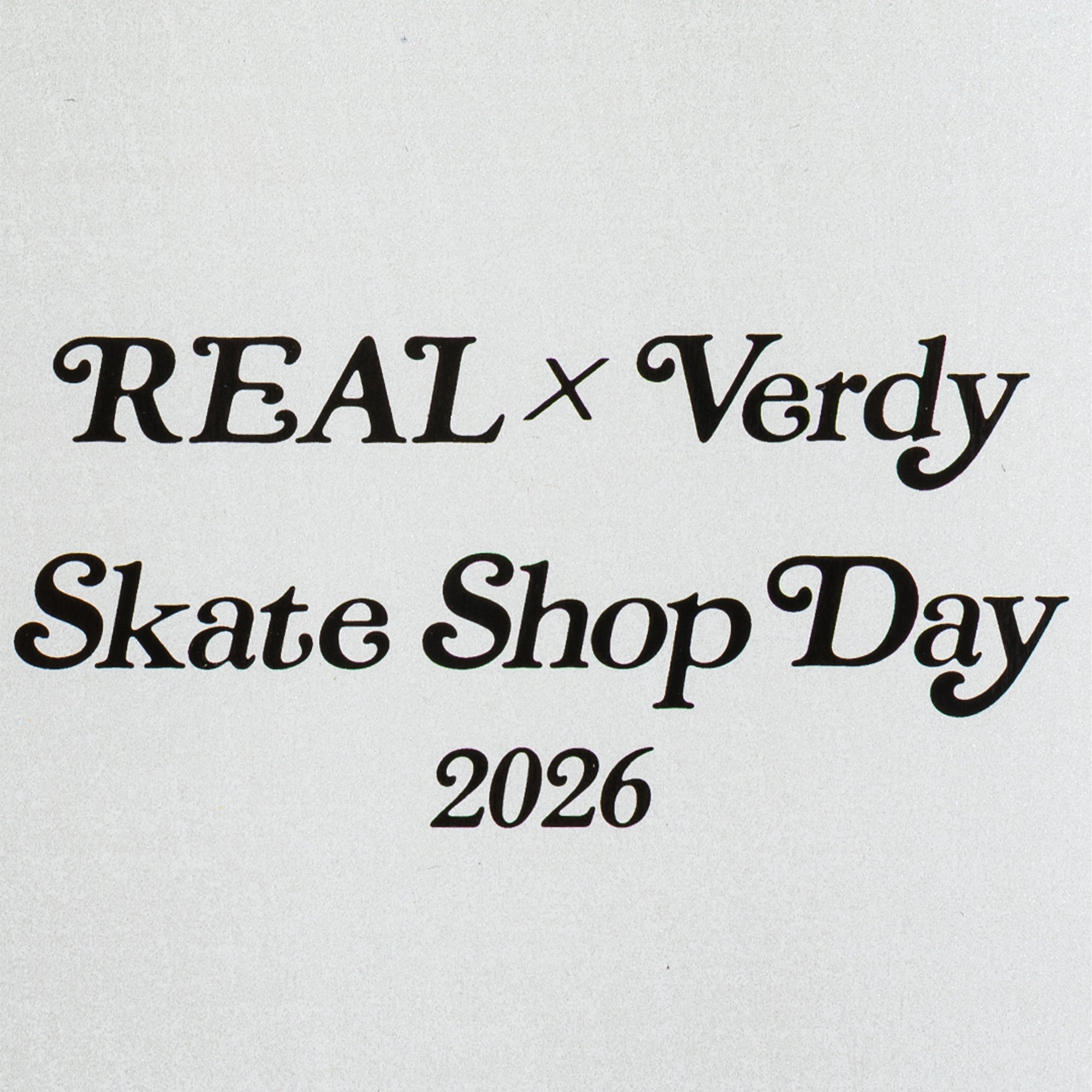 Real Skateshop Day 2026 Verdy Oval Skateboard Deck 8.06