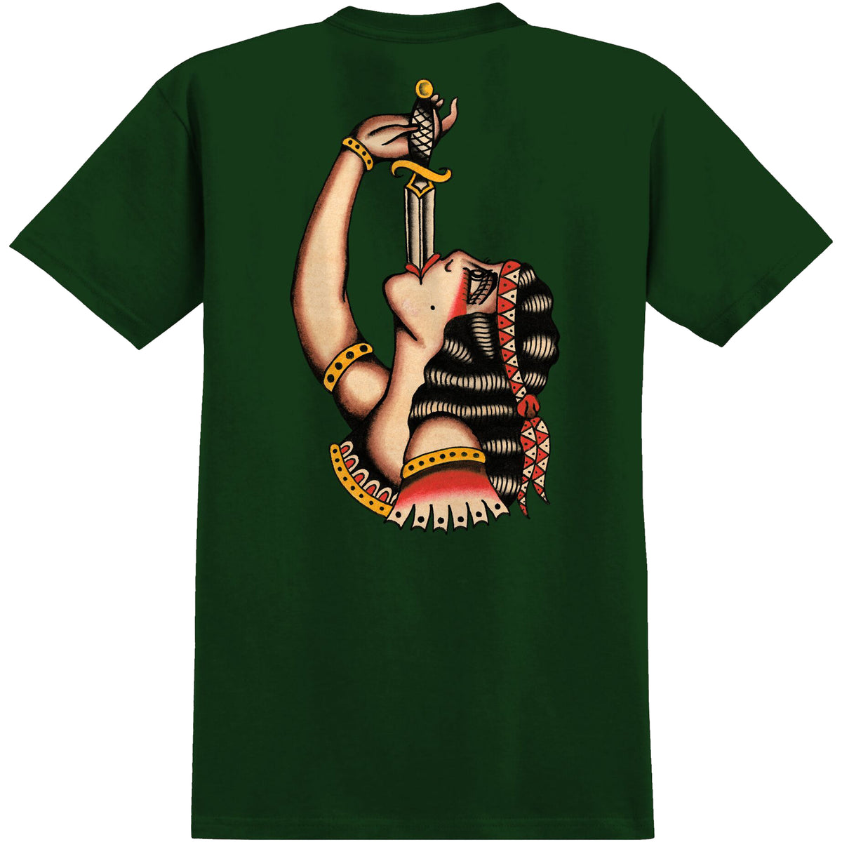 Real Sword Swallower Tee Forest Green
