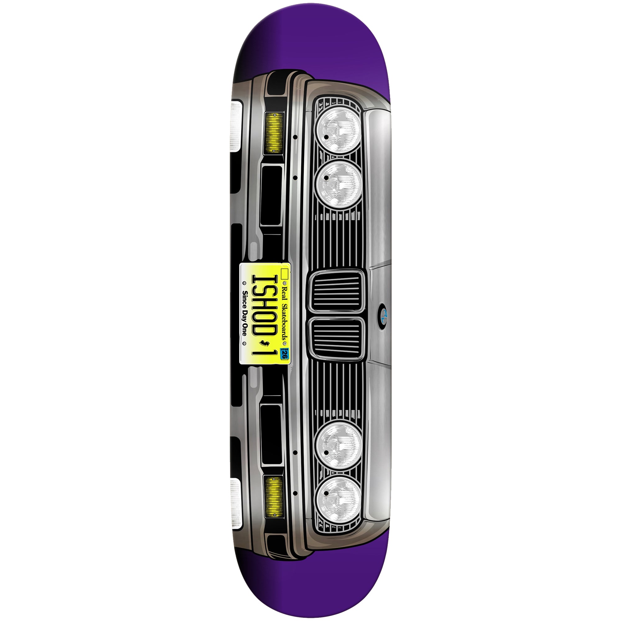Real Ishod Grille Ltd Twin Tail Silver Foil Skateboard Deck 8.5"