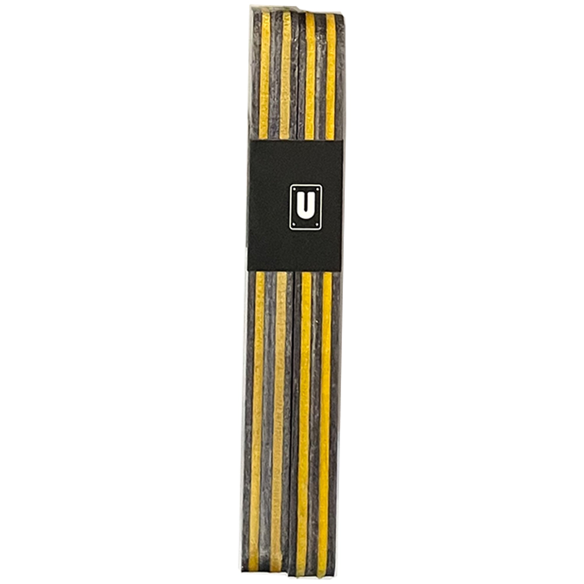 Real Universal Skateboard Riser Pads 5-Ply ¼" Black/Yellow