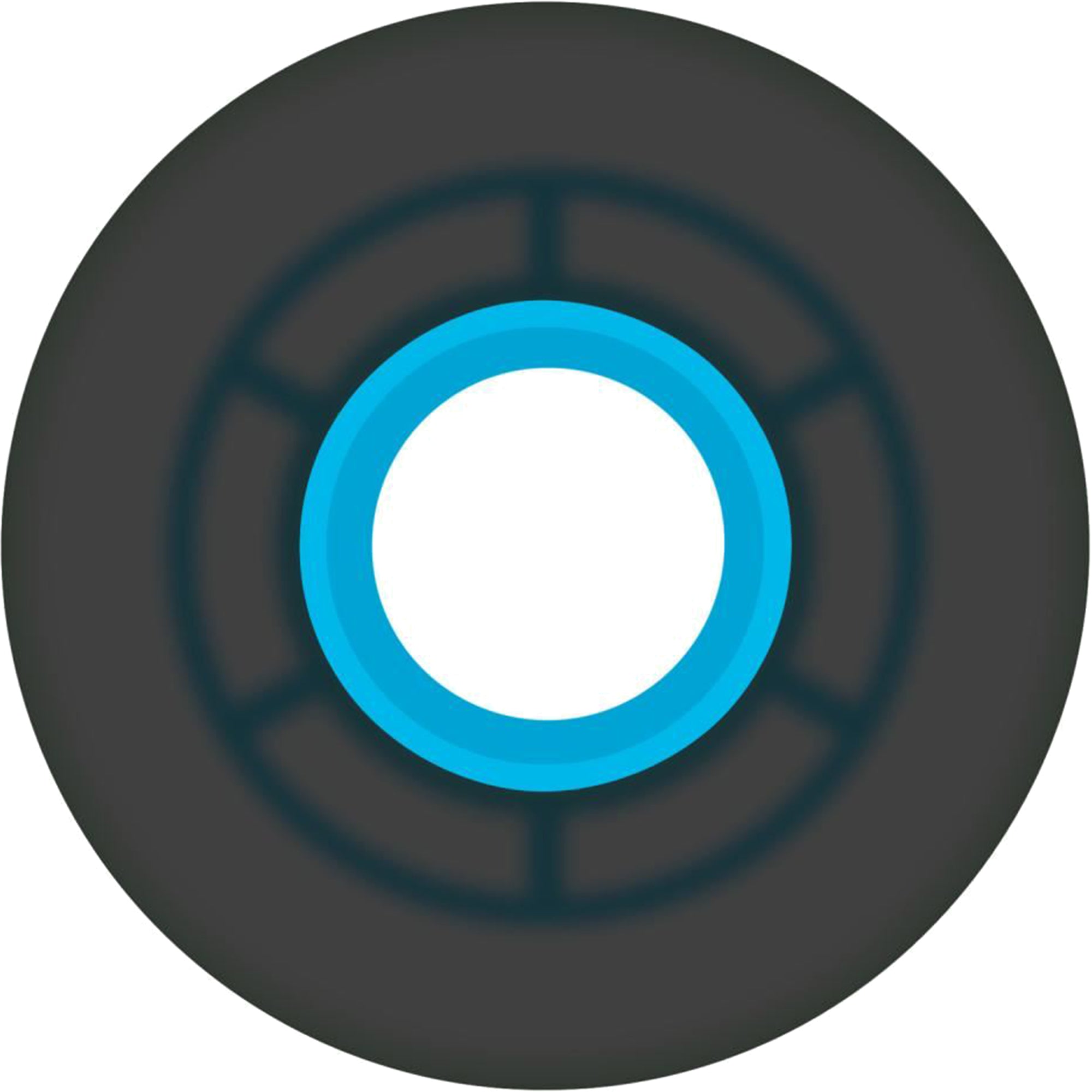 Ricta Clouds Transparent Black/Blue 78a Skateboard Wheels 57mm