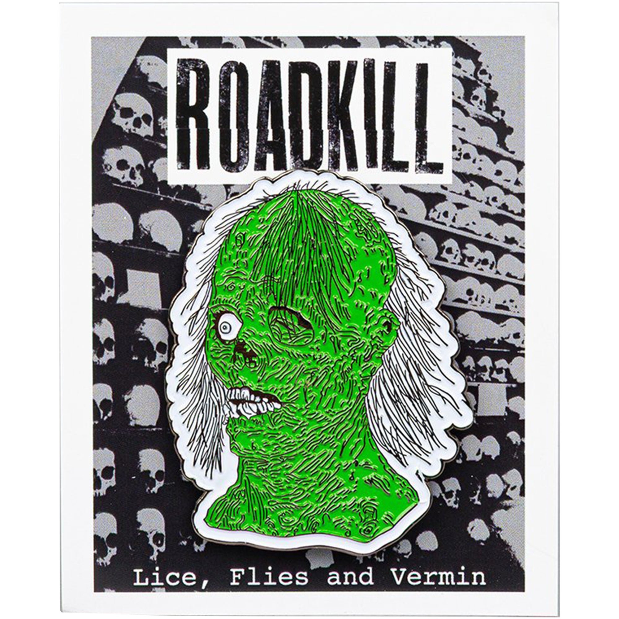 Roadkill Oversized Zombie Pin Badge
