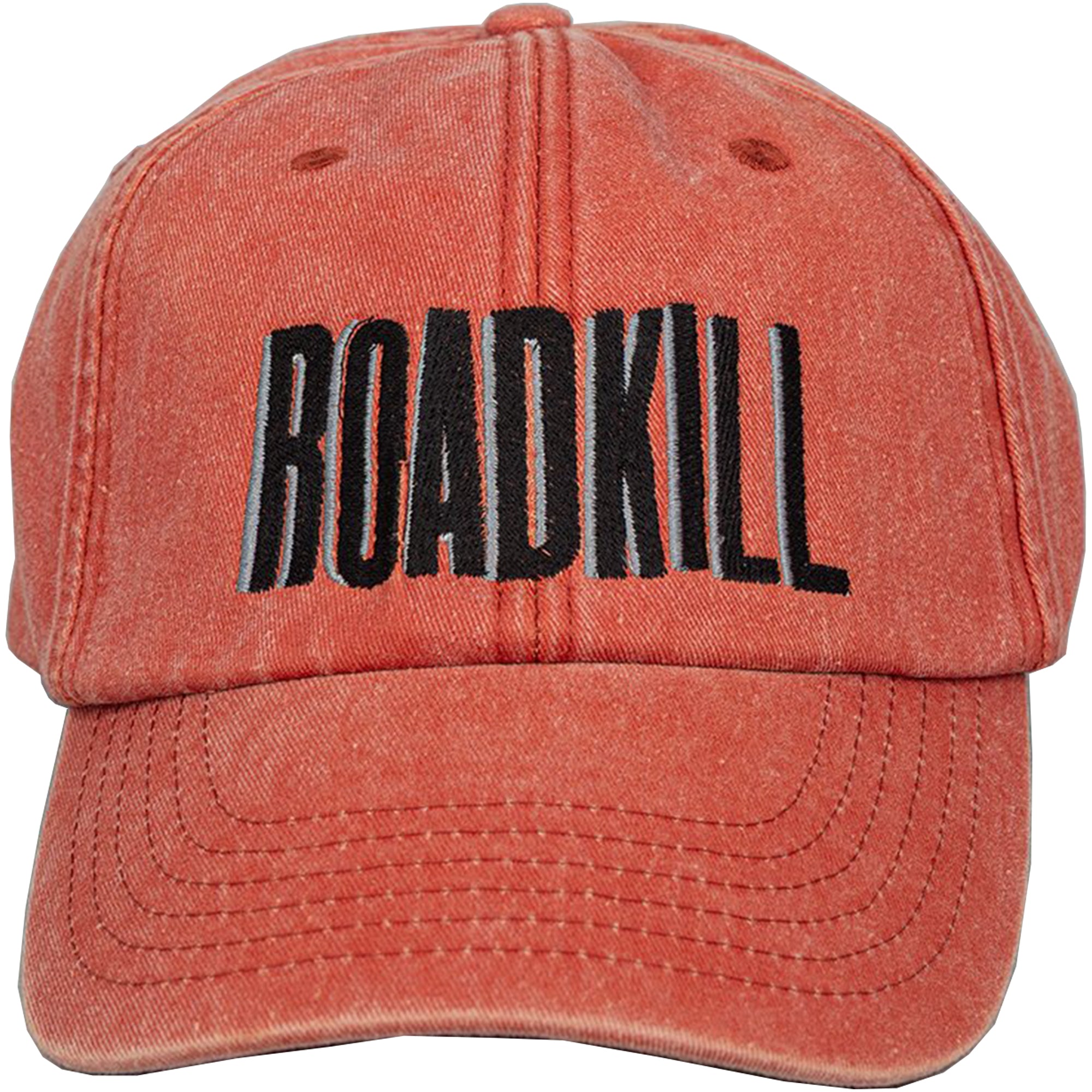 Roadkill Embroidered 5 Panel Cap Vintage Orange