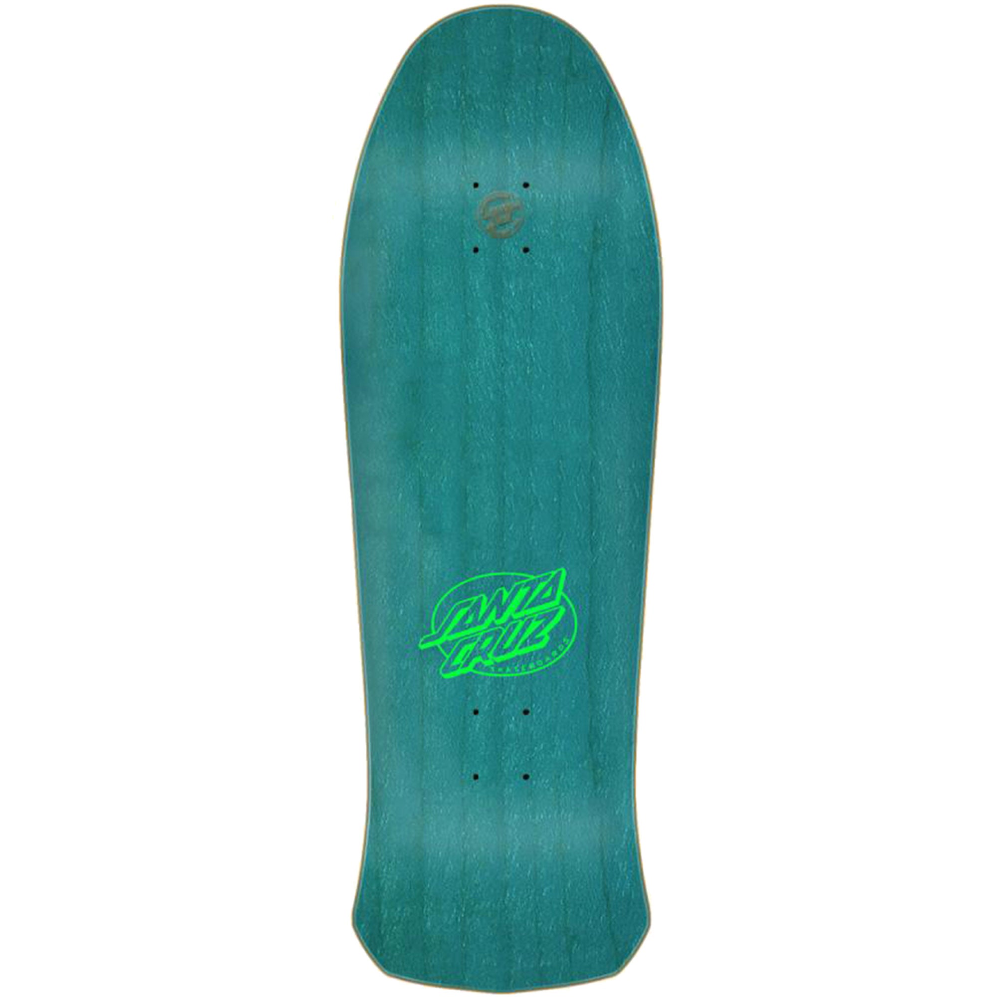 Santa Cruz Salba Witch Doctor Green Reissue Skateboard Deck 10.4"