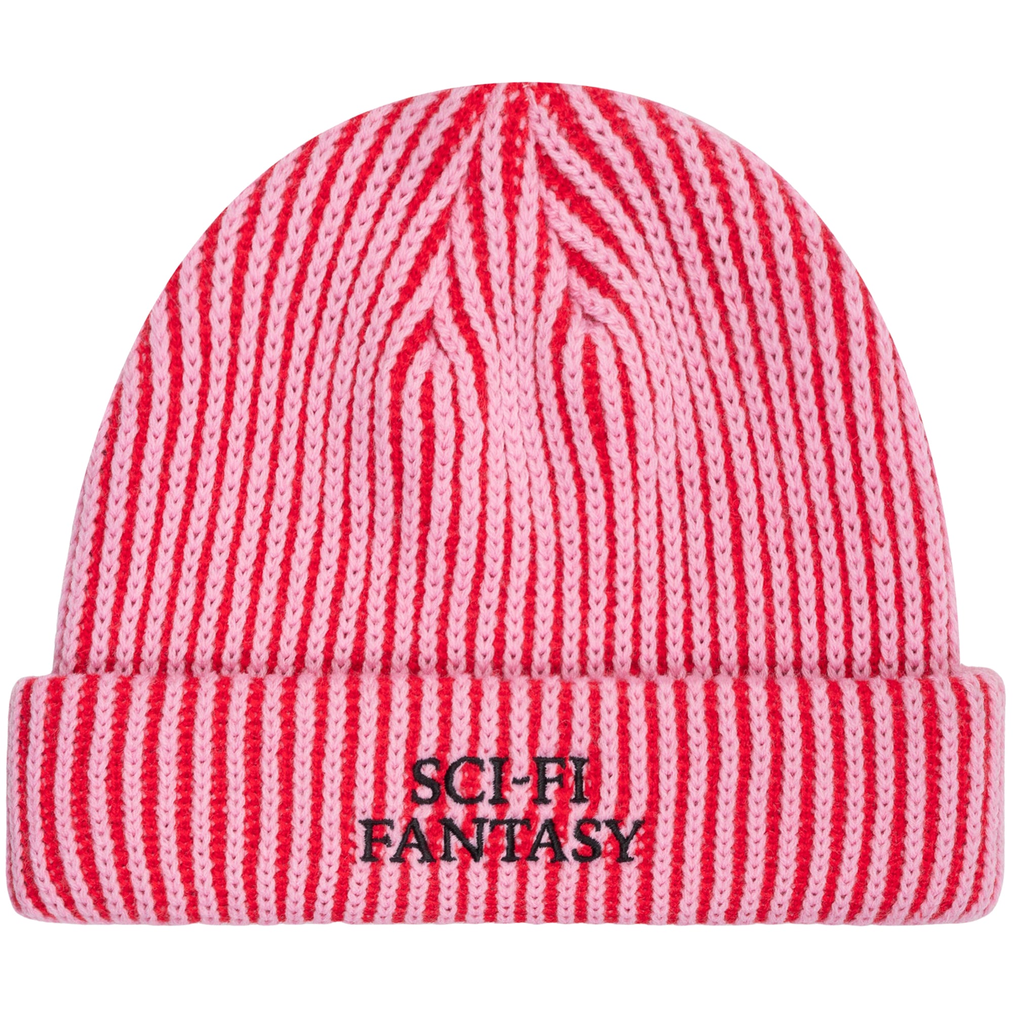 Sci-Fi Fantasy Logo Beanie Pink/Dark Red
