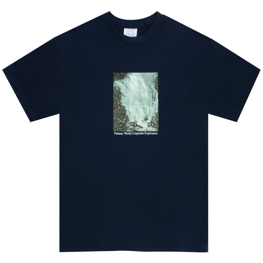 Sci-Fi Fantasy Waterfall Tee Navy