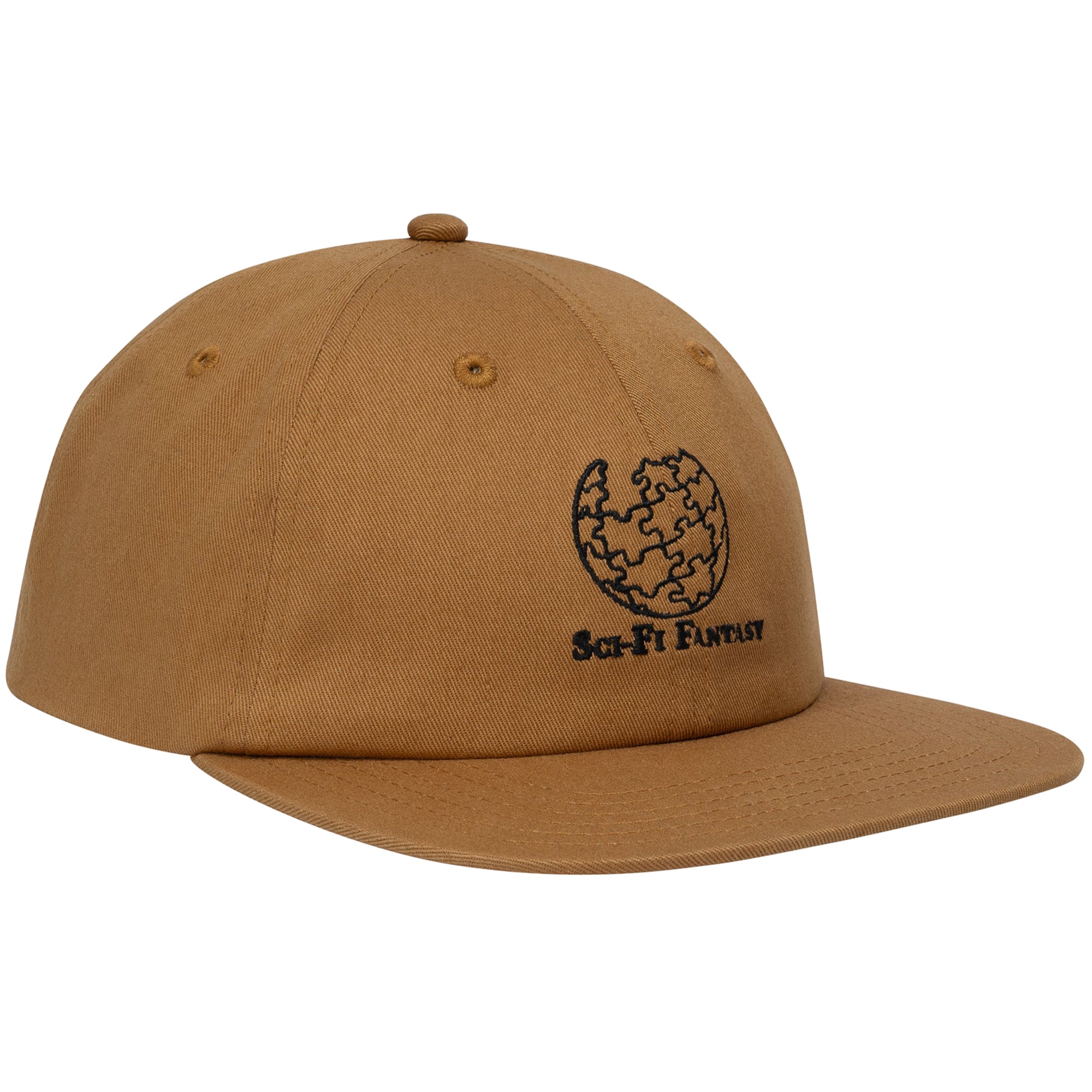 Sci-Fi Fantasy Puzzle Globe Hat Khaki
