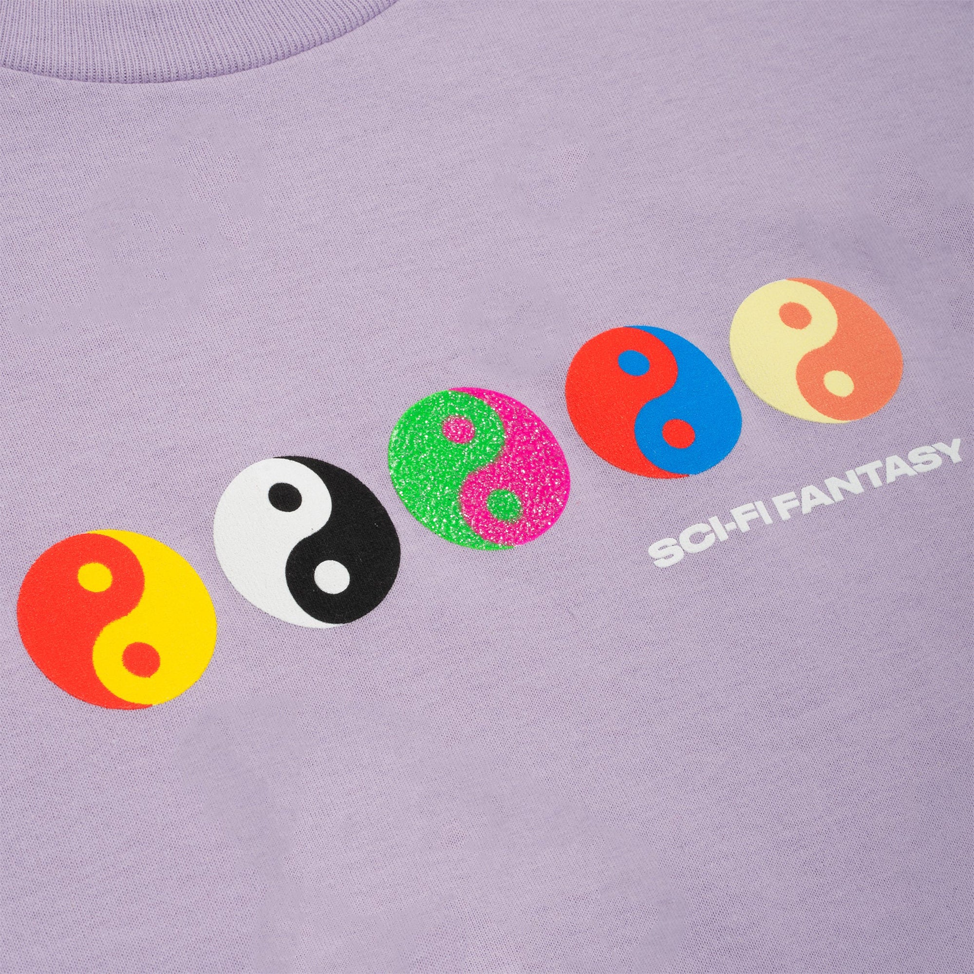 Sci-Fi Fantasy Yin Yang Tee Lilac