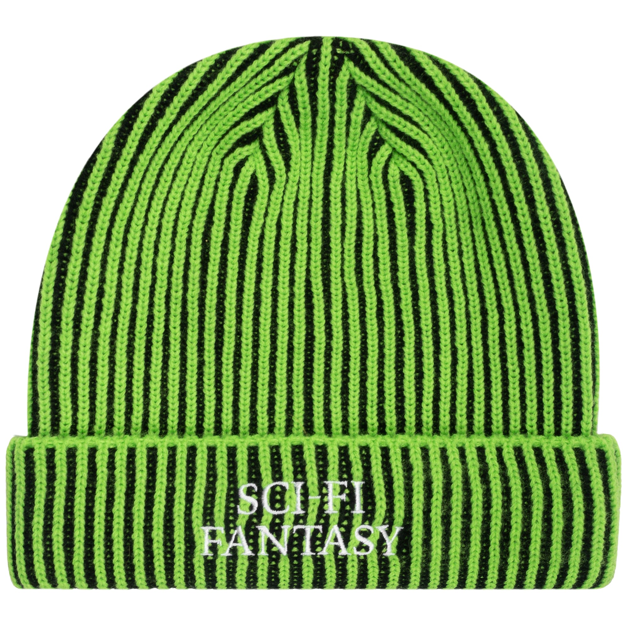 Sci-Fi Fantasy Logo Beanie Lime/Black