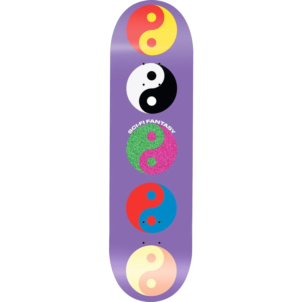 Sci-Fi Fantasy Yin Yang Skateboard Deck 8"