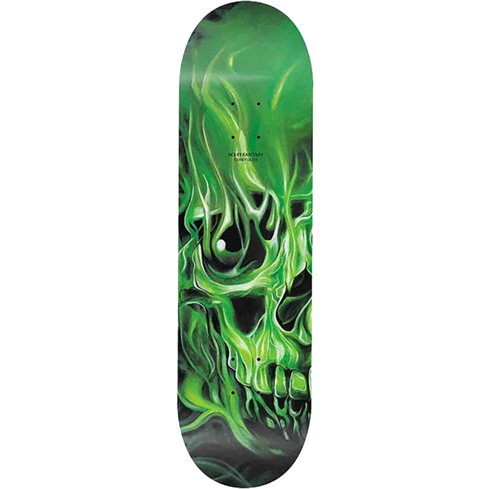 Sci-Fi Fantasy Corey Glick Skulls Skateboard Deck 8.5"