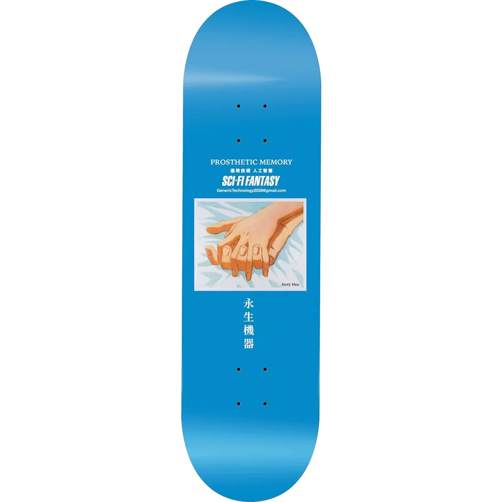 Sci-Fi Fantasy Jerry Hsu Prosthetic Memory Skateboard Deck 8.25"