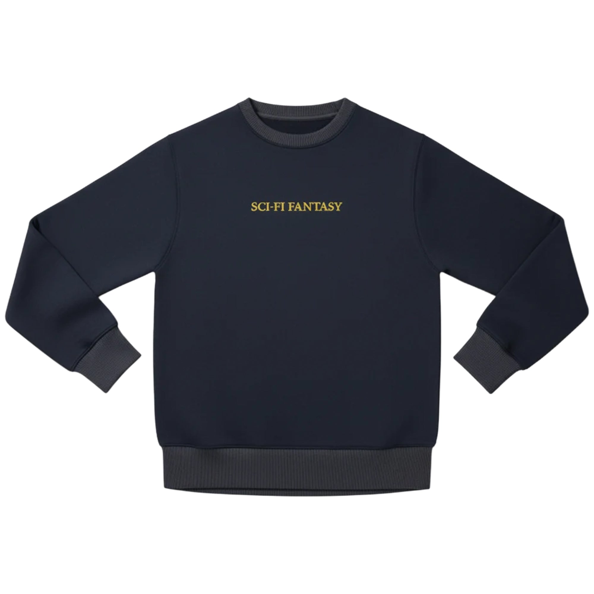Sci-Fi Fantasy Logo Crewneck Navy