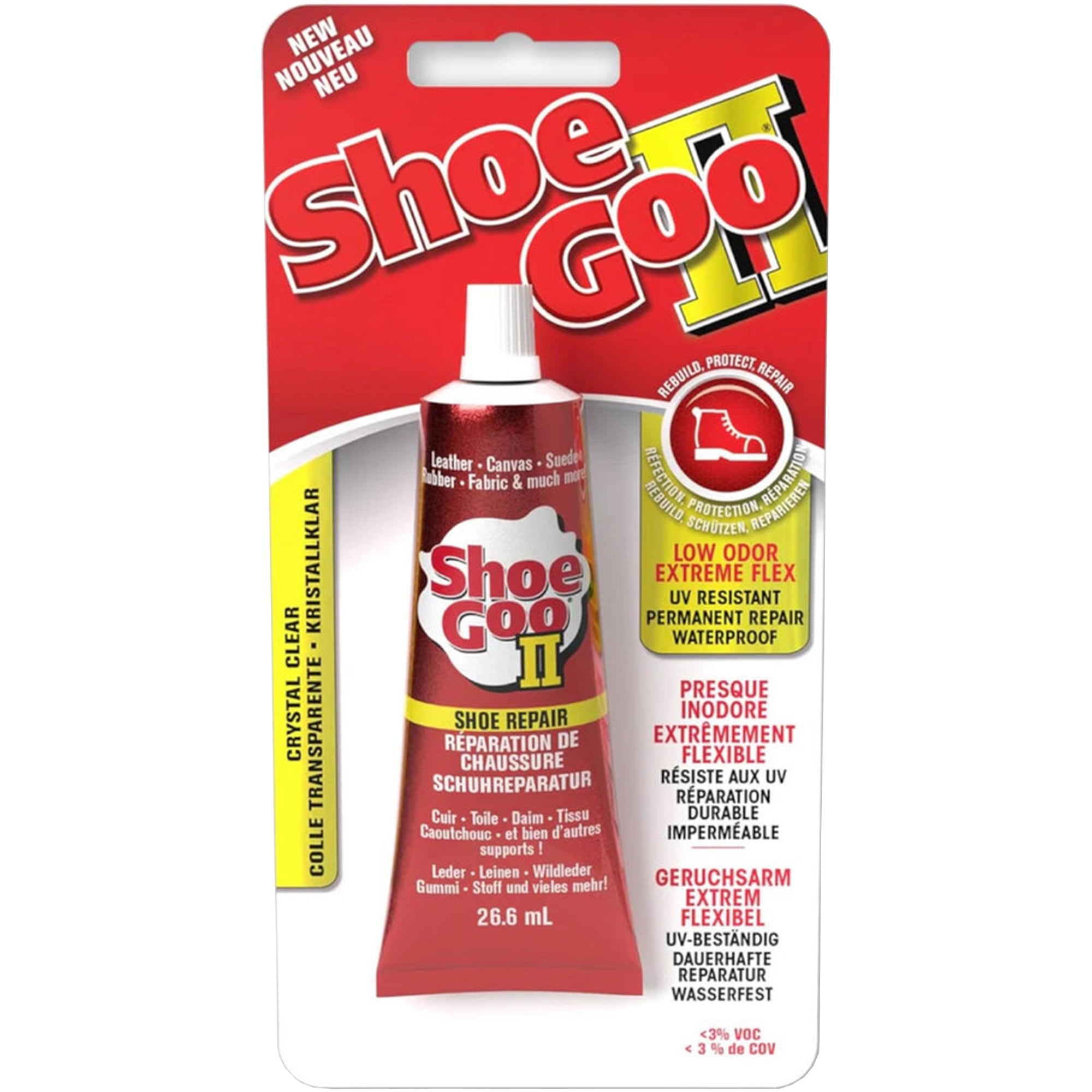Shoe Goo II Shoe Repair Crystal Clear