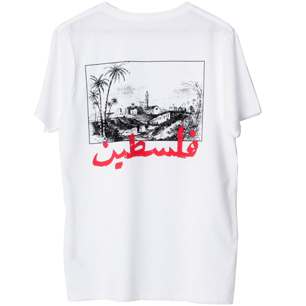 SkatePal Palms Tee White