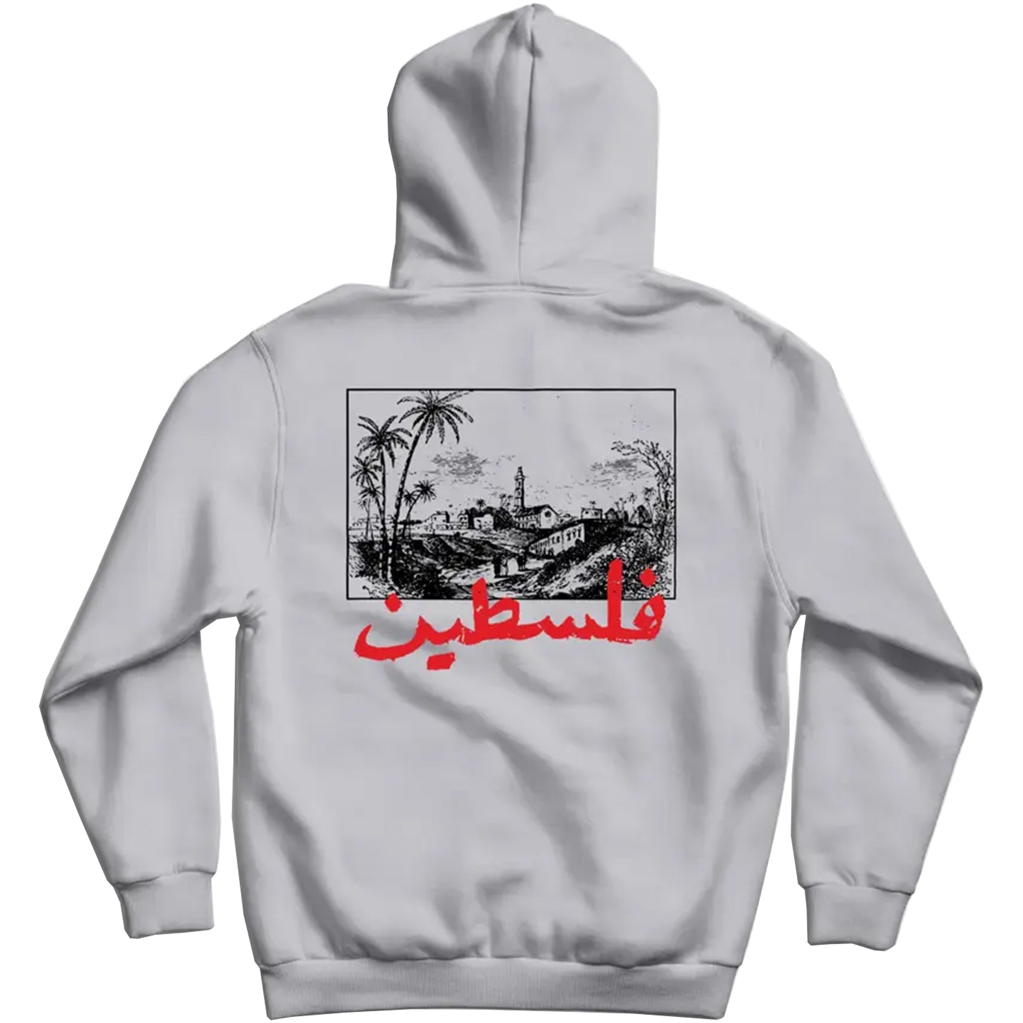 SkatePal Palms Hoodie Grey