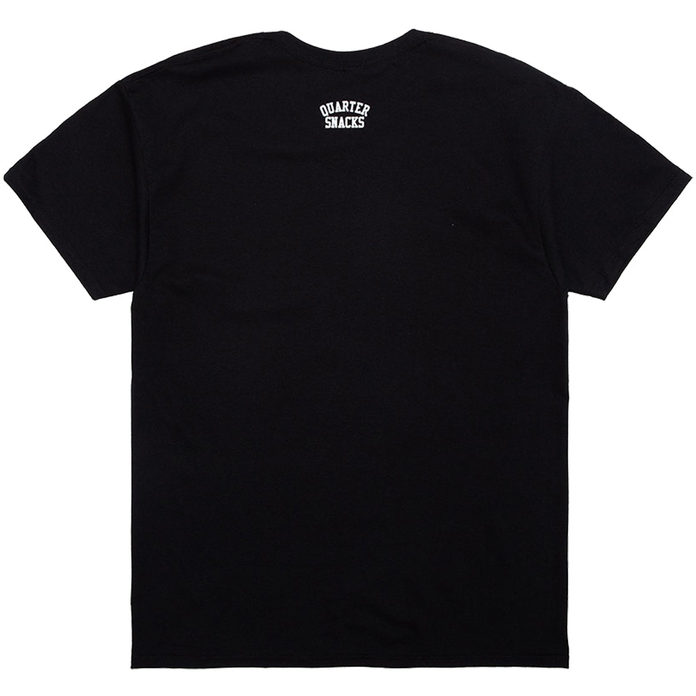 Quartersnacks Front Snackman Tee Black