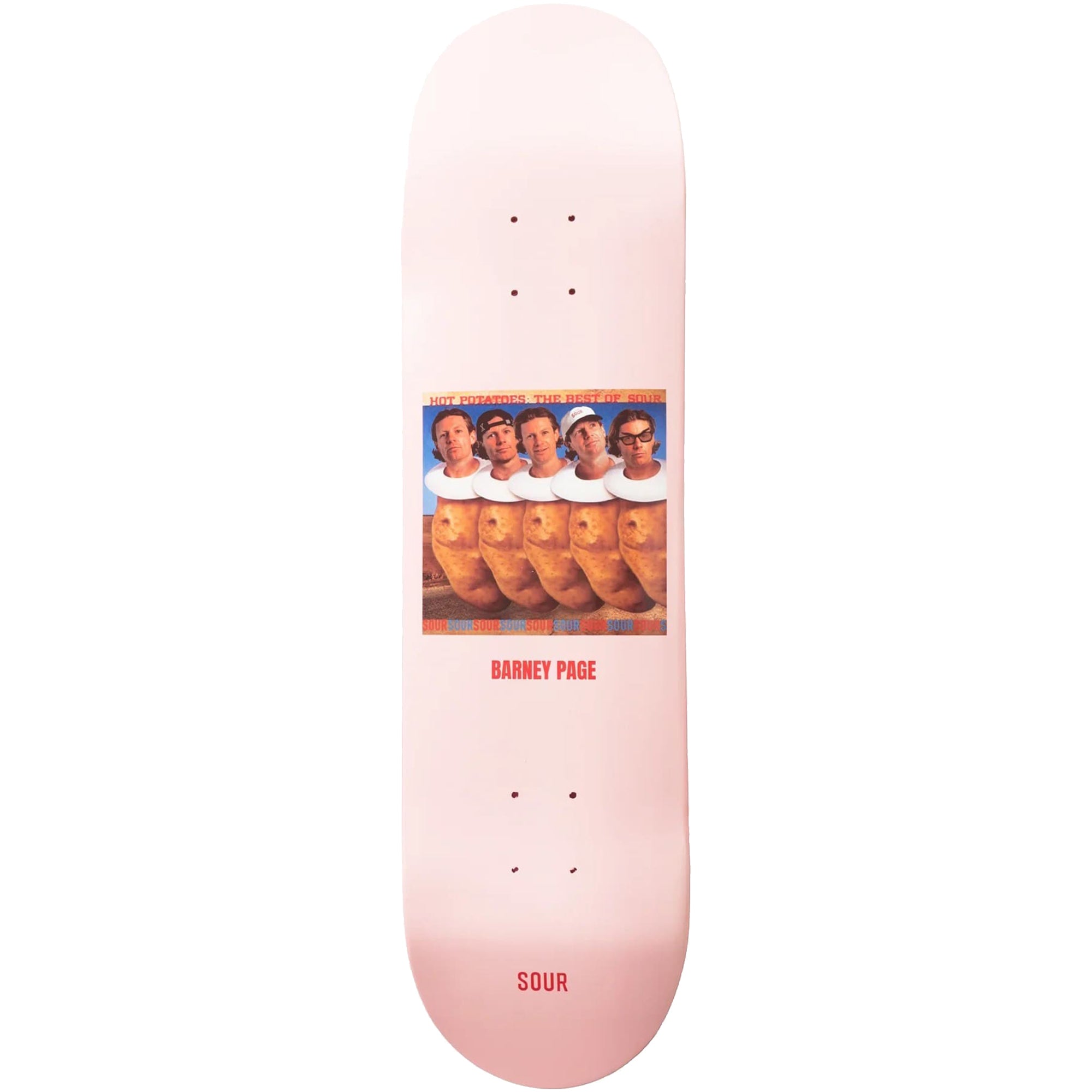Sour Barney Page Hot Potatoes Skateboard Deck 8.6"