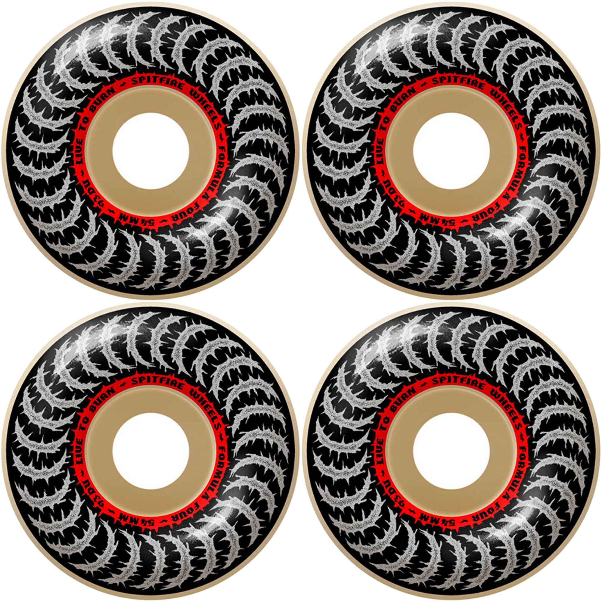 Spitfire F4 99 Deathmask II Classic Natural Skateboard Wheels 54mm