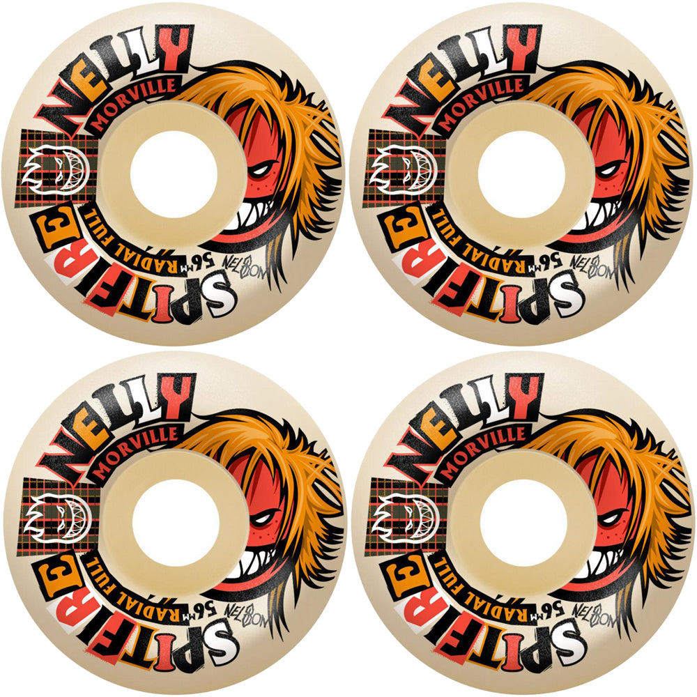 Spitfire Nelly Morville Formula Four Radial Full 99du Skateboard Wheels 59mm