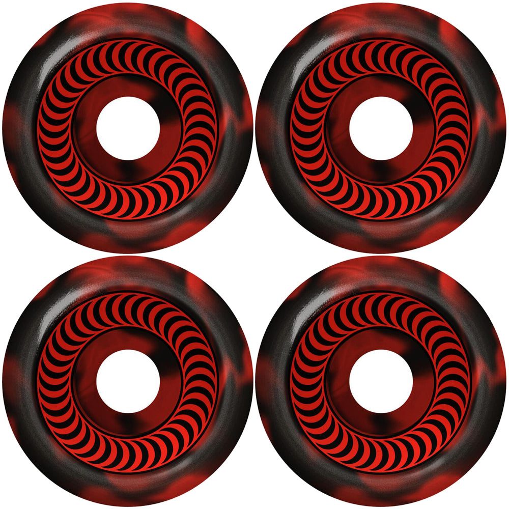 Spitfire Formula Four OG Classics 99du Red/Black Swirl Skateboard Wheels 54mm