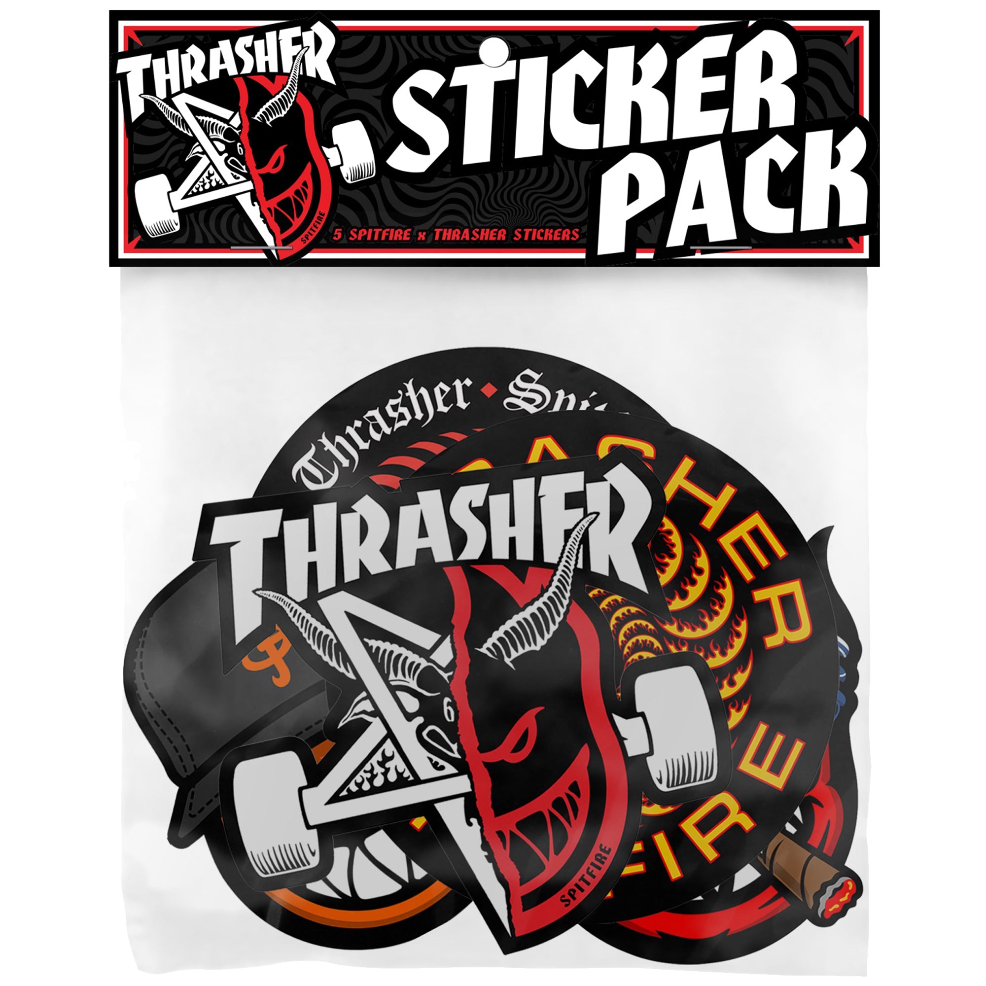 Spitfire x Thrasher Sticker Pack