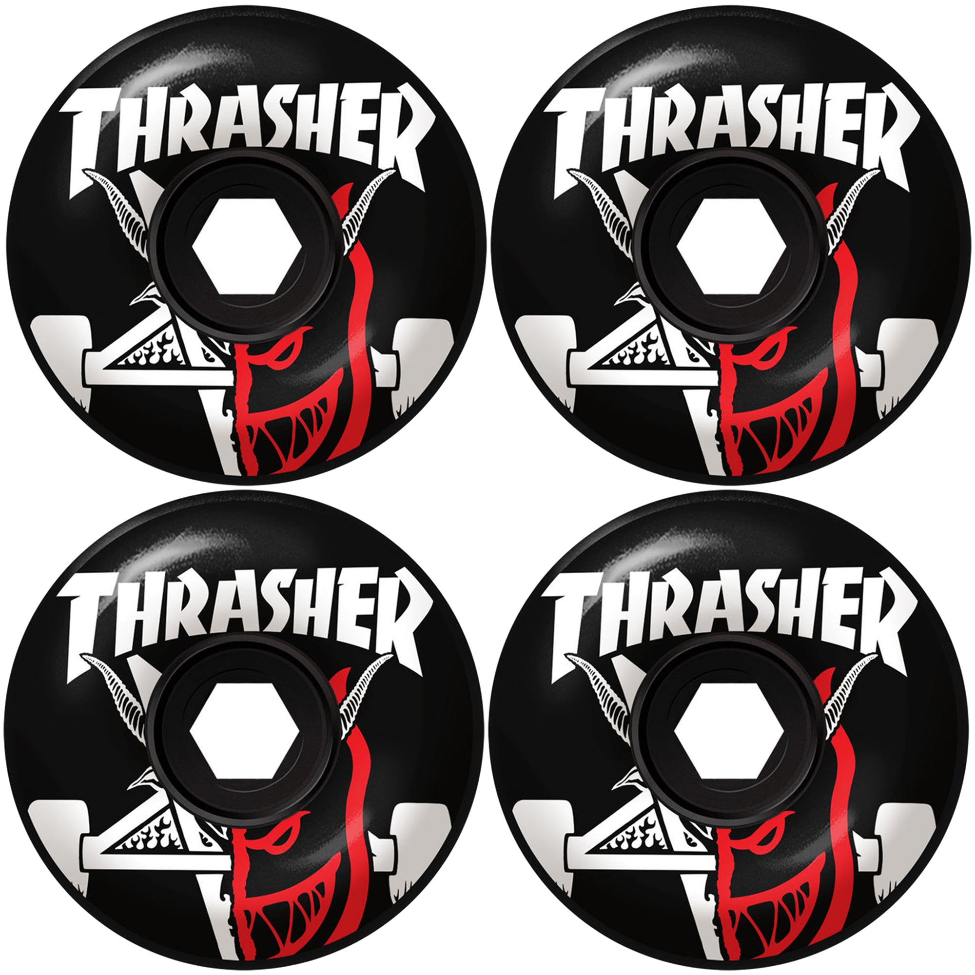 Spitfire x Thrasher Thrash & Burn Classic Full 80HD Black Wheels 56mm