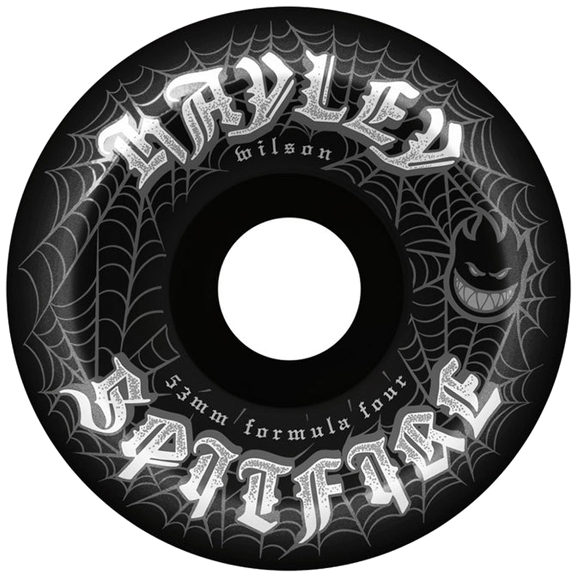 Spitfire Hayley Wilson Webbed Formula Four Conical Full 99du Black Skateboard Wheels 53mm