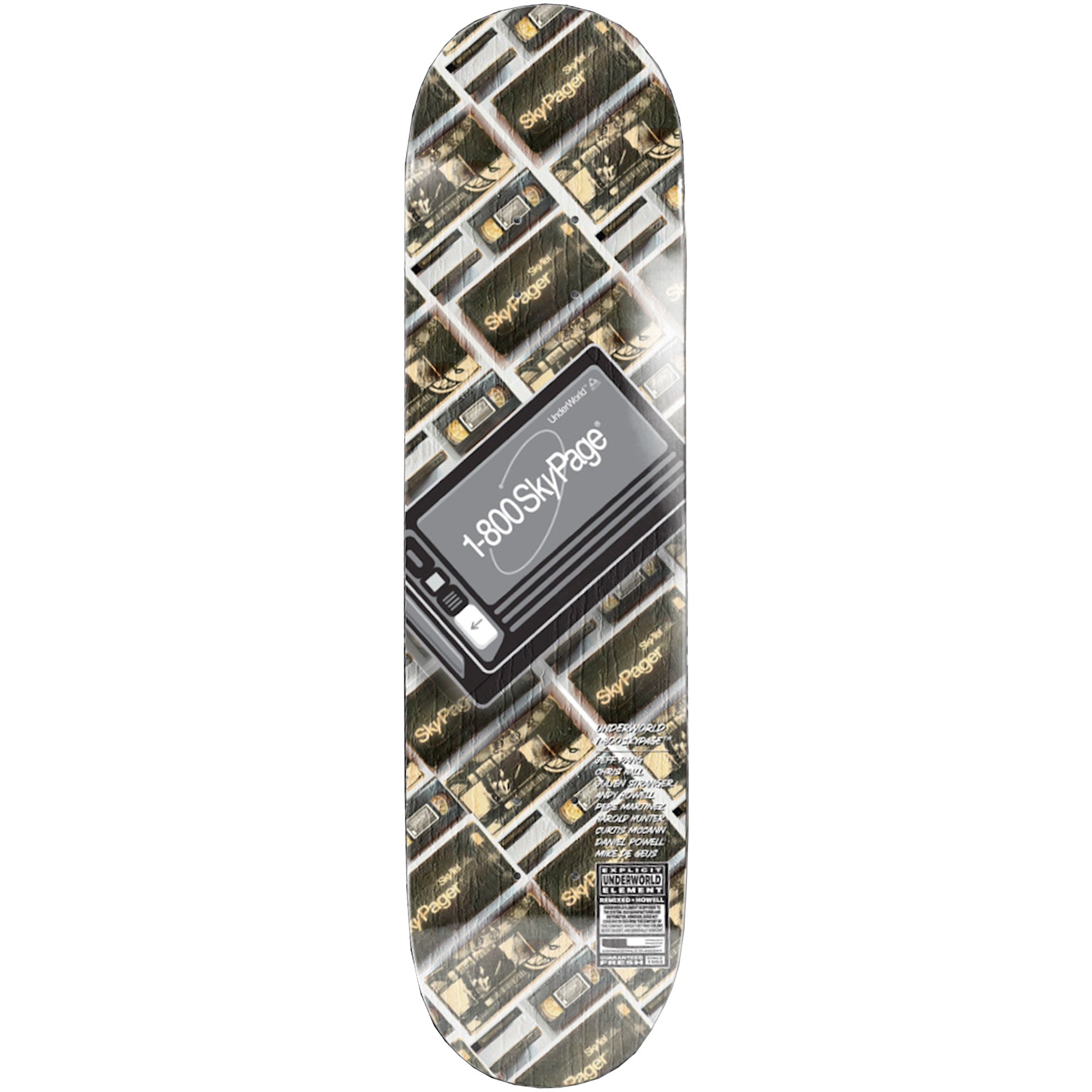 Underworld Element Skate Shop Day Skypager Skateboard Deck 8.5"