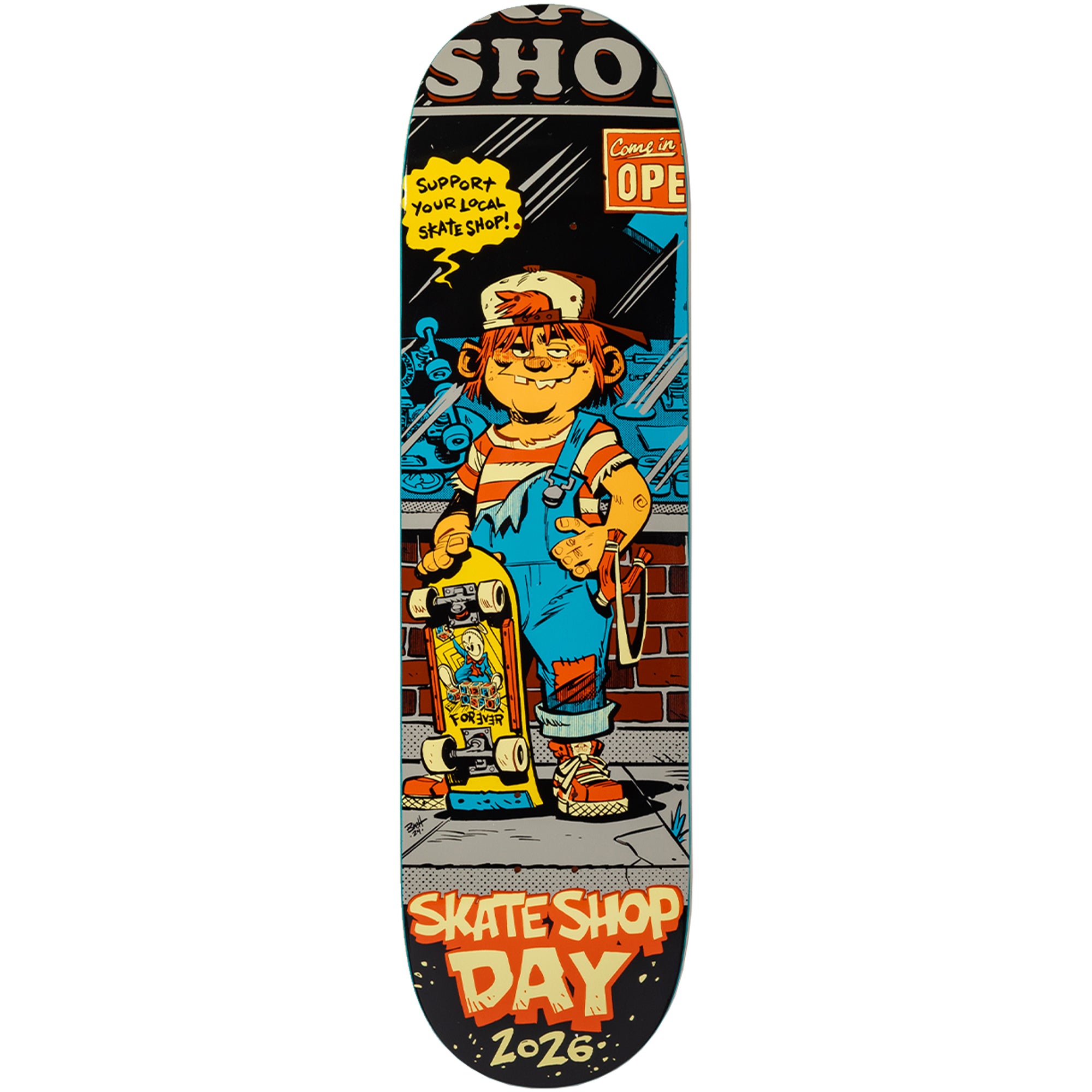 DLX Skateshop Day 2026 Shopkeepers Skateboard Deck 8.5"