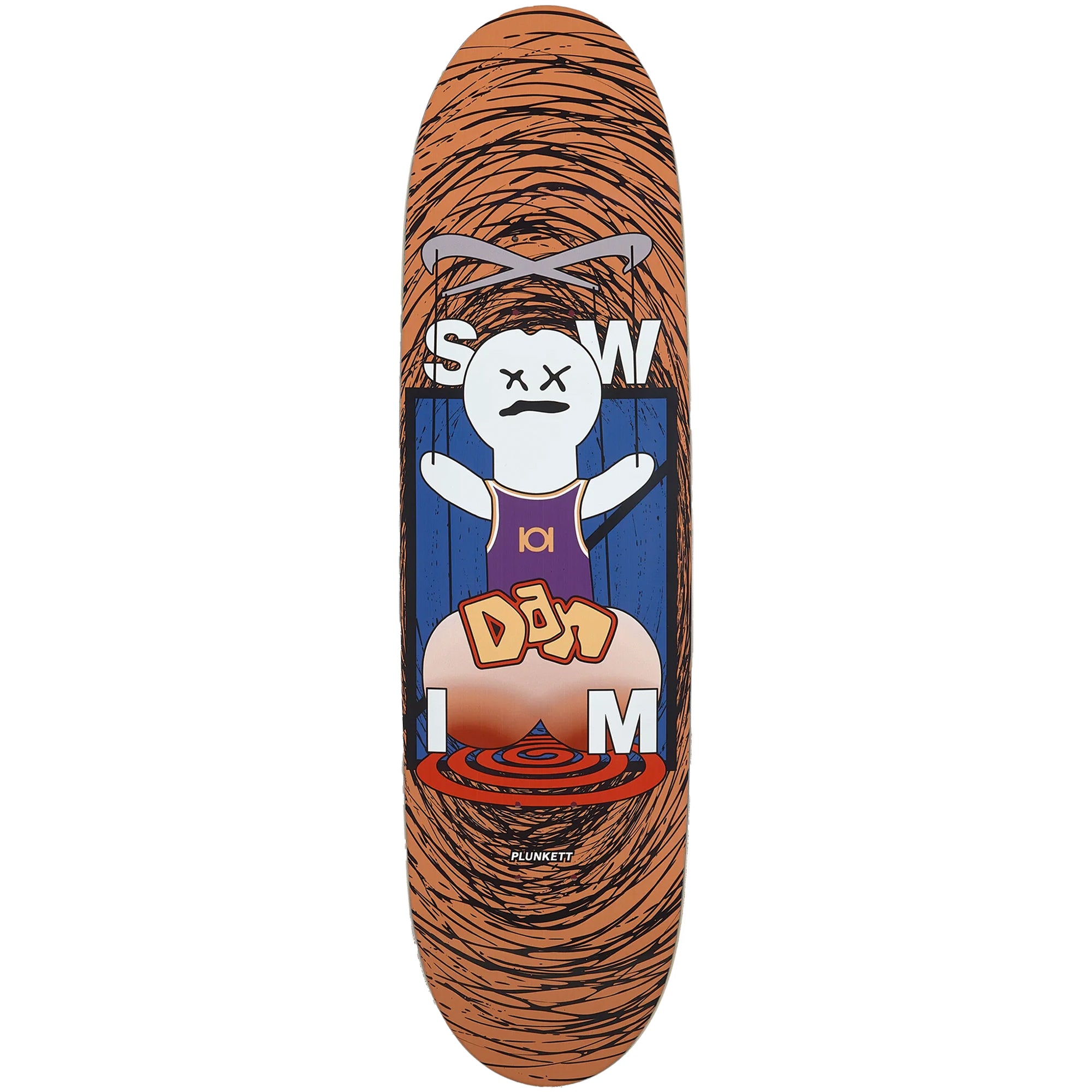 Swim Dan Plunkett Ultimate Koston Re-issue Egg Skateboard Deck 8.5"