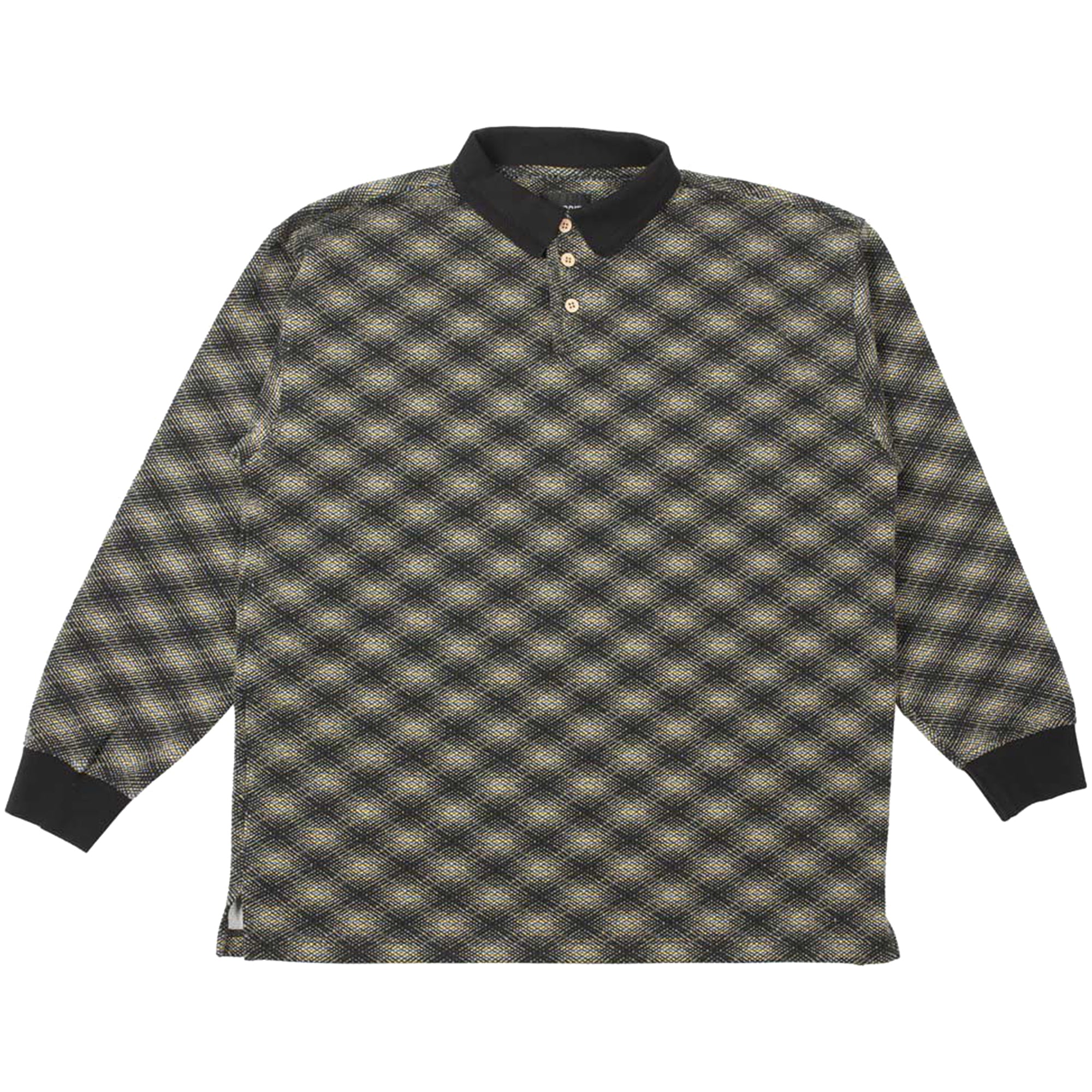Theories ESP Longsleeve Polo Shirt Black/Lilac
