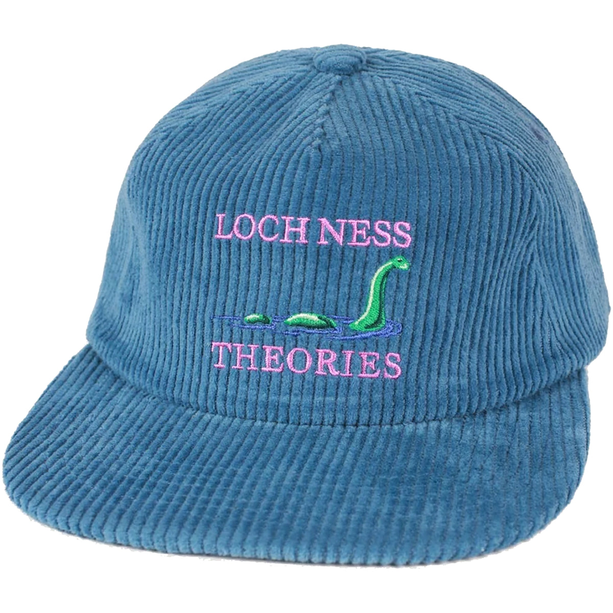 Theories Loch Ness Corduroy Strapback Hat Steel Blue