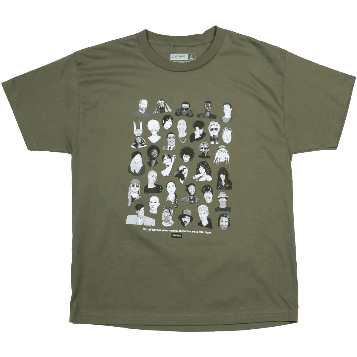 Theories Mixtape Tee Olive